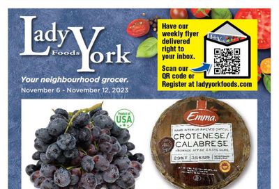 Lady York Foods Flyer November 6 to 12