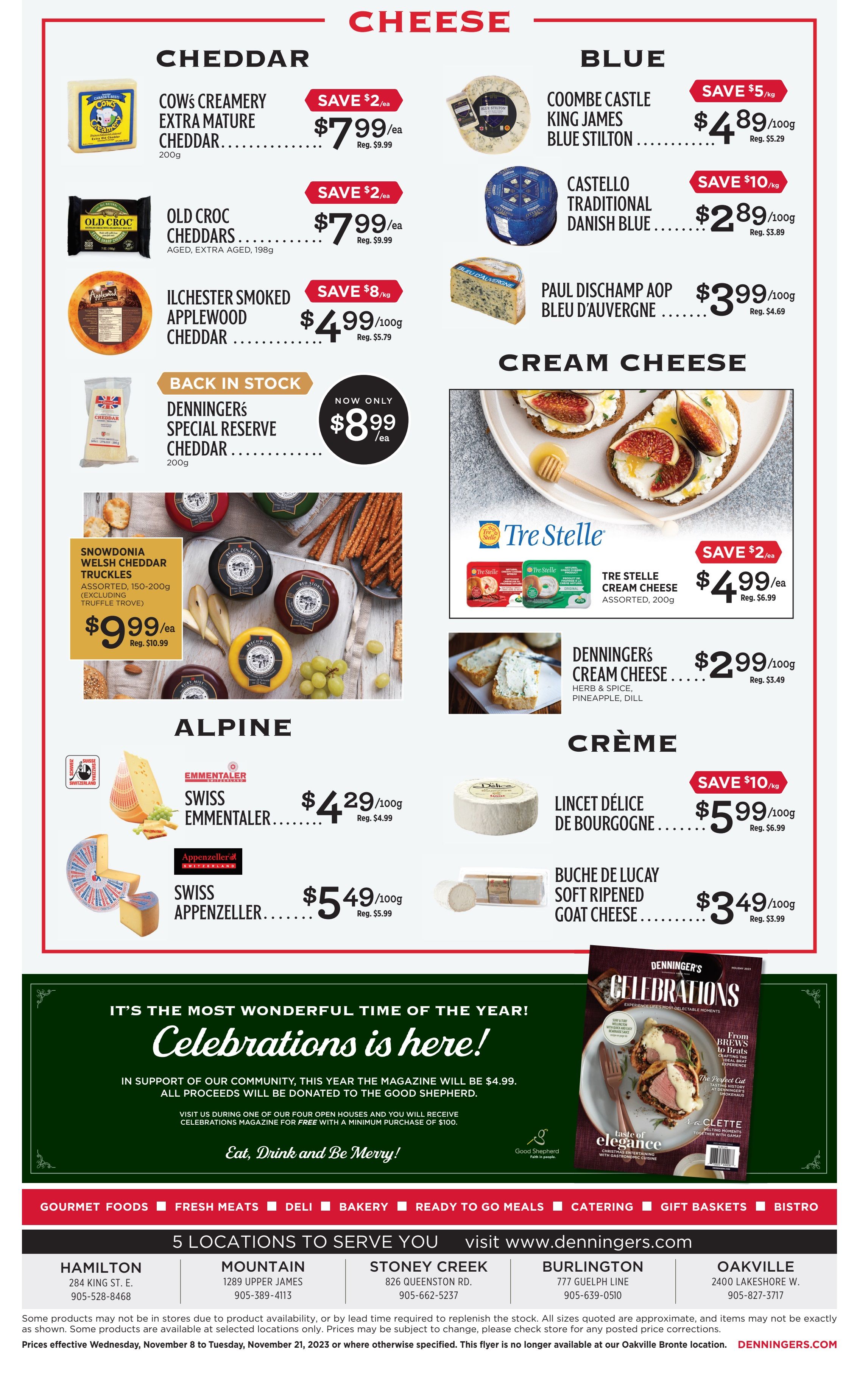 Denninger's Monthly Flyer November 8 to 21