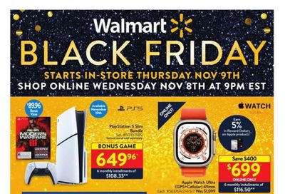 Walmart Black Friday Week-1 Flyer November 9 to 15