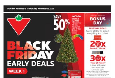 Canadian Tire Black Friday Week-1 Flyer November 9 to 16