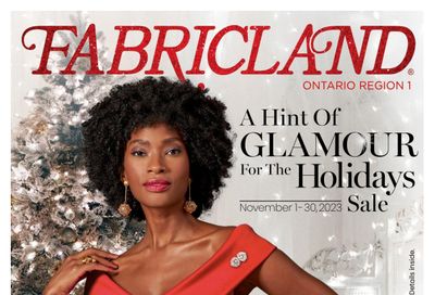 Fabricland (ON) Flyer November 6 to 30
