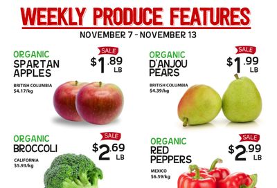 Pomme Natural Market Weekly Produce Flyer November 7 to 13
