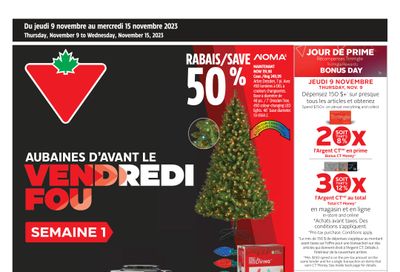 Canadian Tire (QC) Flyer November 9 to 15