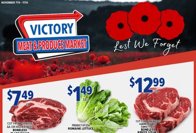 Victory Meat Market Flyer November 7 to 11