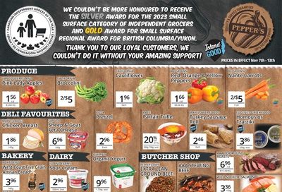 Pepper's Foods Flyer November 7 to 13