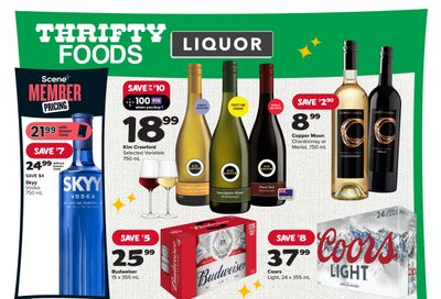 Thrifty Foods Liquor Flyer November 9 to 15