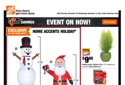 Home Depot (ON) Flyer November 9 to 15