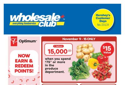 Wholesale Club (West) Flyer November 9 to 29