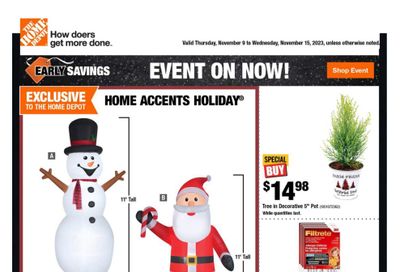 Home Depot (BC) Flyer November 9 to 15