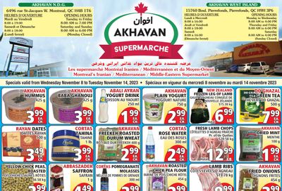 Akhavan Supermarche Flyer November 8 to 14