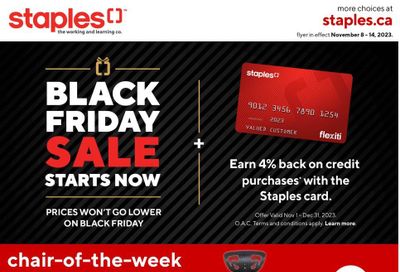 Staples Flyer November 8 to 14