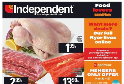 Independent Grocer (West) Flyer May 21 to 27