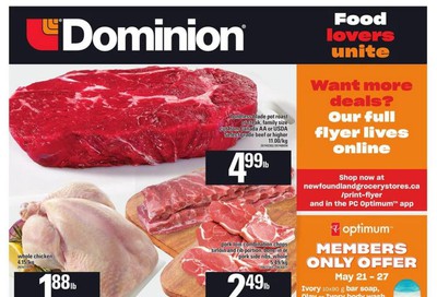 Dominion Flyer May 21 to 27