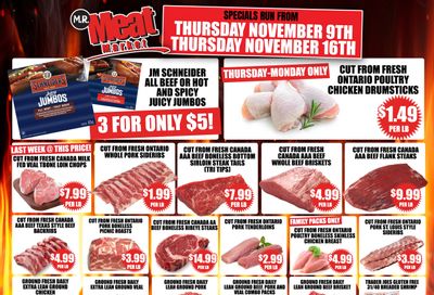 M.R. Meat Market Flyer November 9 to 16