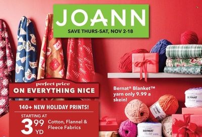 JOANN Weekly Ad Flyer Specials November 2 to November 18, 2023