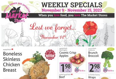 The Market Stores Flyer November 9 to 15