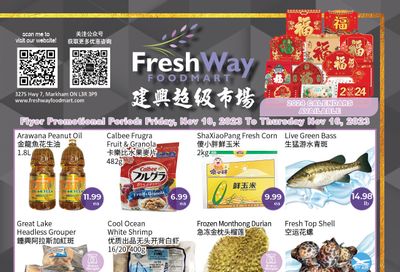 FreshWay Foodmart Flyer November 10 to 16