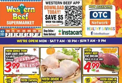Western Beef (FL, NY) Weekly Ad Flyer Specials November 2 to November 8, 2023