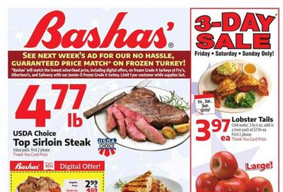 Bashas' (AZ) Weekly Ad Flyer Specials November 8 to November 14, 2023