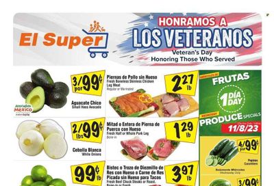 El Super (NV) Weekly Ad Flyer Specials November 8 to November 14, 2023