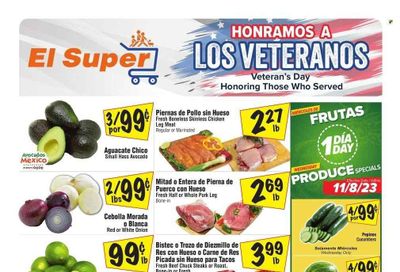 El Super (CA) Weekly Ad Flyer Specials November 8 to November 14, 2023