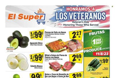 El Super (CA) Weekly Ad Flyer Specials November 8 to November 14, 2023