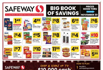 Safeway (MD) Weekly Ad Flyer Specials November 3 to December 1, 2023