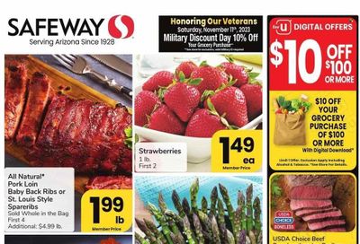 Safeway (AZ) Weekly Ad Flyer Specials November 8 to November 14, 2023