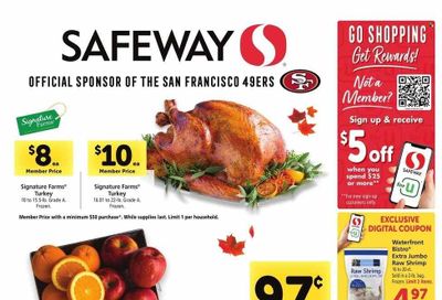 Safeway (CA) Weekly Ad Flyer Specials November 8 to November 14, 2023