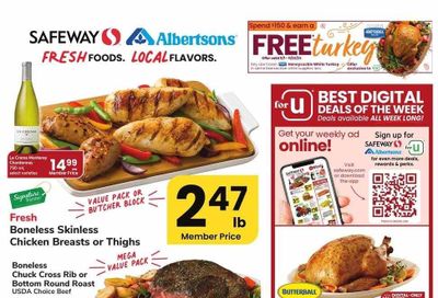 Safeway (CO) Weekly Ad Flyer Specials November 8 to November 14, 2023