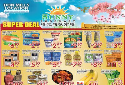 Sunny Foodmart (Don Mills) Flyer November 10 to 16