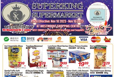 Superking Supermarket (London) Flyer November 10 to 16