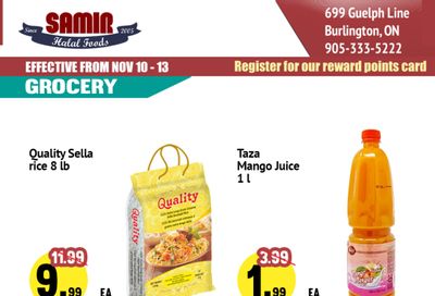 Samir Supermarket Flyer November 10 to 13