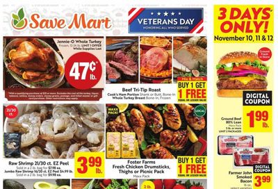 Save Mart (CA, NV) Weekly Ad Flyer Specials November 8 to November 14, 2023