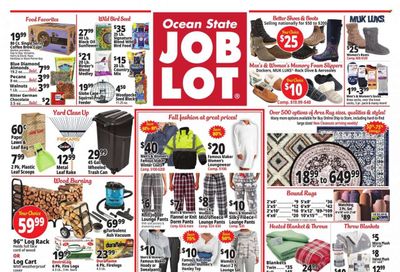 Ocean State Job Lot (CT, MA, ME, NH, NJ, NY, RI, VT) Weekly Ad Flyer Specials November 2 to November 8, 2023