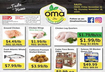 Oma Fresh Foods Flyer November 10 to 16