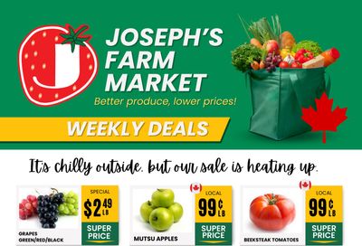 Joseph's Farm Market Flyer November 10 to 15