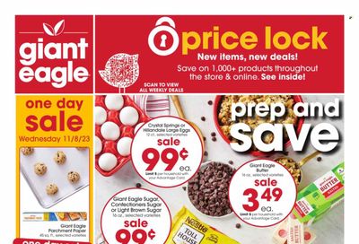 Giant Eagle (OH) Weekly Ad Flyer Specials November 2 to November 8, 2023