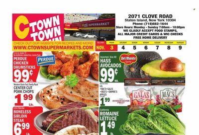 C-Town (CT, FL, MA, NJ, NY, PA) Weekly Ad Flyer Specials November 3 to November 9, 2023