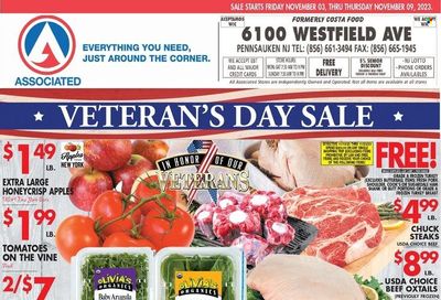 Associated Supermarkets (NY) Weekly Ad Flyer Specials November 3 to November 9, 2023