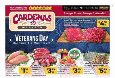Cardenas (CA, NV) Weekly Ad Flyer Specials November 8 to November 14, 2023
