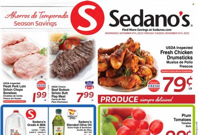 Sedano's (FL) Weekly Ad Flyer Specials November 8 to November 14, 2023