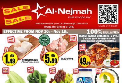 Alnejmah Fine Foods Inc. Flyer November 10 to 16