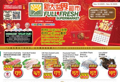 Full Fresh Supermarket Flyer November 10 to 16