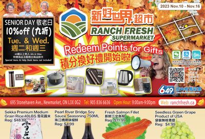 Ranch Fresh Supermarket Flyer November 10 to 16