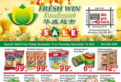 Fresh Win Foodmart Flyer November 10 to 16