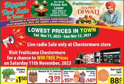 Fruiticana (Chestermere) Flyer November 11 and 12