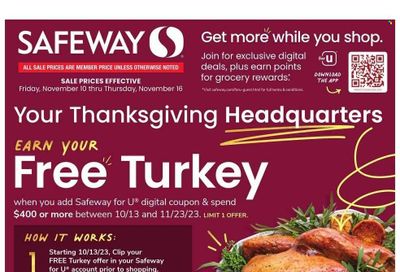 Safeway (DC) Weekly Ad Flyer Specials November 10 to November 16, 2023