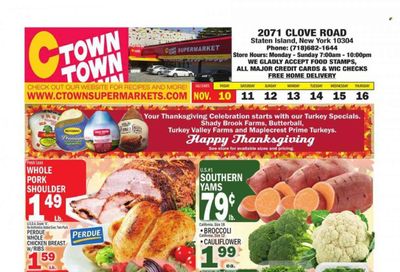 C-Town (CT, FL, MA, NJ, NY, PA) Weekly Ad Flyer Specials November 10 to November 16, 2023