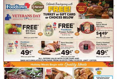 Foodtown (NJ, NY, PA) Weekly Ad Flyer Specials November 10 to November 16, 2023